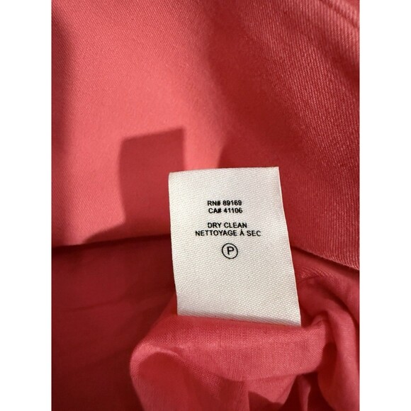 Derek Lam 10 Crosby Allie Single Breasted Hot Pink Blazer Cotton Blend 4 Barbie - Picture 12 of 15